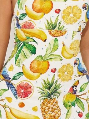Fashion Nova Tropicana Stretch Twill Mini Dress – Size L – New With Tags (NWT)